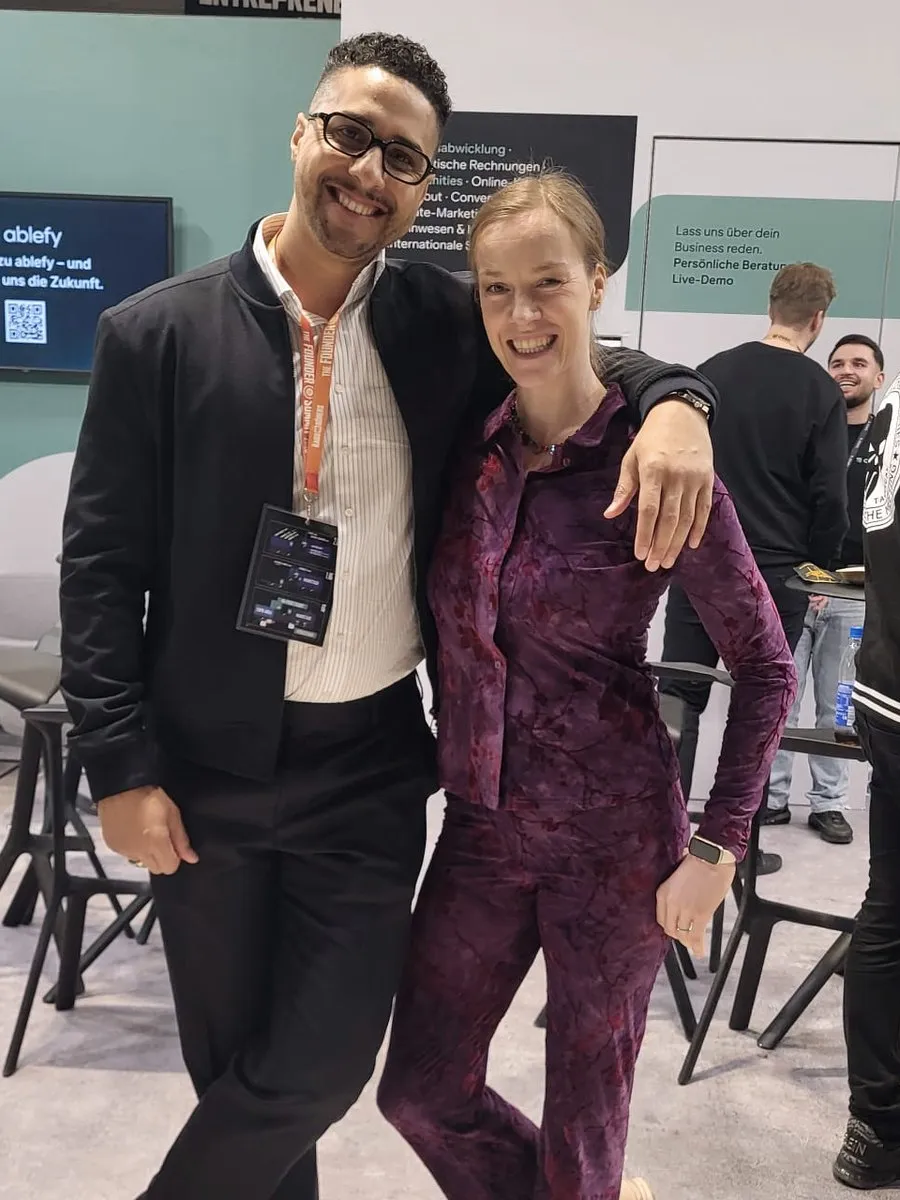 Raphael Kürner auf einer Messe